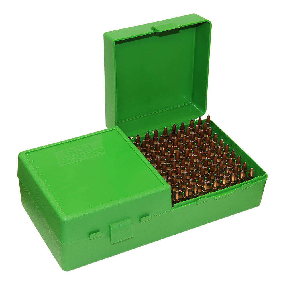 Misc. Accessories MTM Case Gard 4.50" AMMO BOX 200RD FLIPTOP 204 RUG 6X47 RN